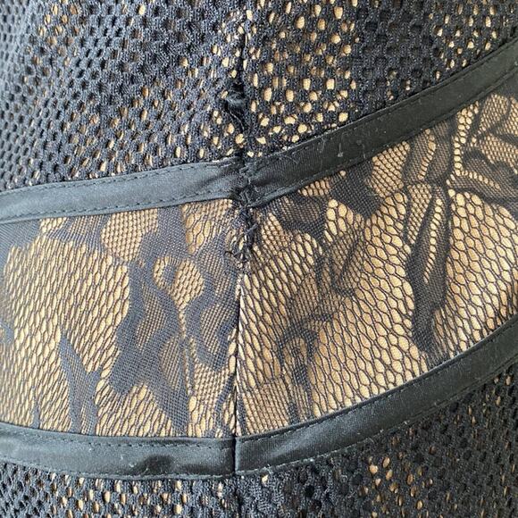 TADASHI SHOJI Mesh Lace Sleeveless Floor Length Evening Gown Style ADH1190L - Picture 7 of 14